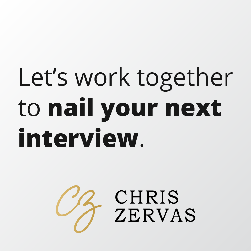 Let's work together to nail your next interview.